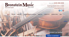 Desktop Screenshot of bronsteinmusic.com