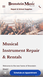 Mobile Screenshot of bronsteinmusic.com